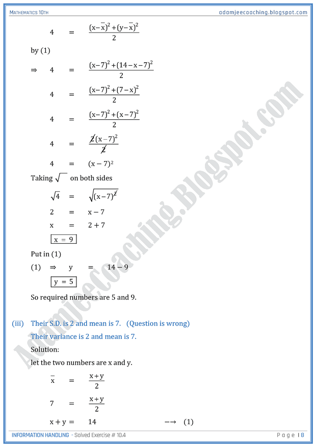 information-handling-exercise-10-4-mathematics-10th