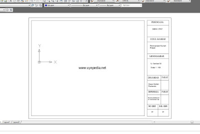 KOP GAMBAR AUTOCAD LENGKAP + KETERANGAN DWG