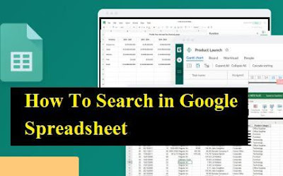 How To Search in Google Spreadsheet
