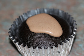 Milk Chocolate Mousse Filled Double Dark Chocolate Cupcakes with Dark Chocolate Mousse Buttercream | High Altitude Cupcakes