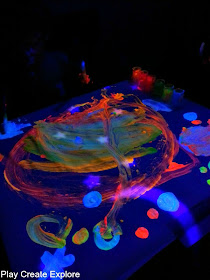 Glow in the Dark Painting with a Blacklight