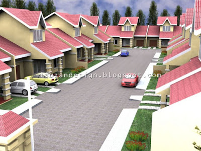 3d desain perumahan