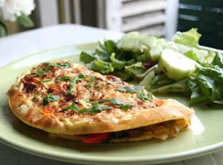 Healthy Recipes Vegetables Omelet for Breakfast