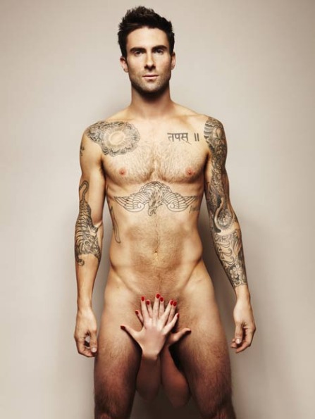 Maroon 5 singer Adam Levine naked Posted by Duke at Tuesday January 18 