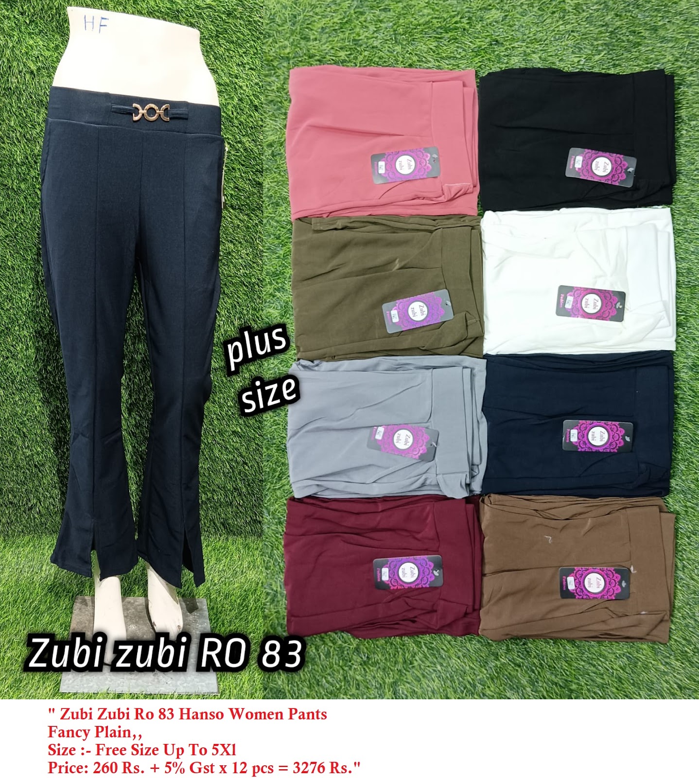 Zubi Zubi Ro 83 Hanso Women Pants