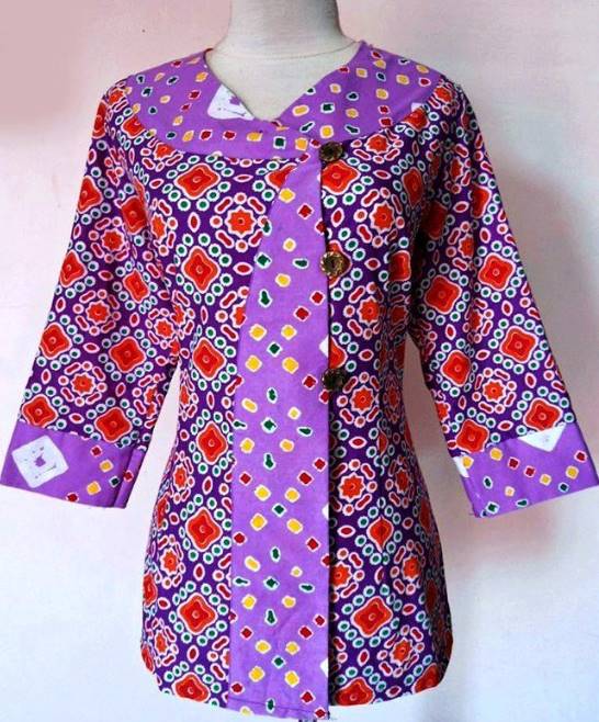 16+ Motif Baju Batik Solo Lengan Panjang