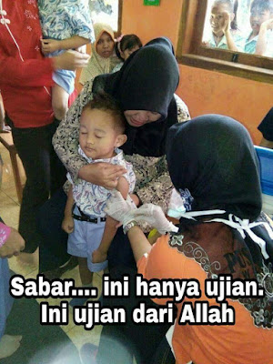 Area Ketawa - 8 Gambar Lucu Terbaru Ekspresi Anak Ketika Di suntik Imunisasi.6