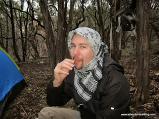 Me chowing down on some bacon!