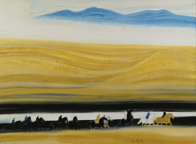 «Les Montagnes bleues», André Brasilier, 1983