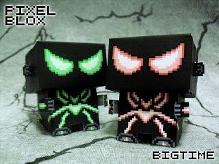 PixelBlox Paper Toy Big Time Spiderman