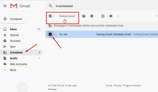 how to schedule an email in gmail-cancel-send