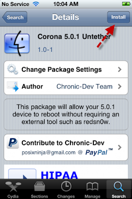 Install Corona Via Cydia Store