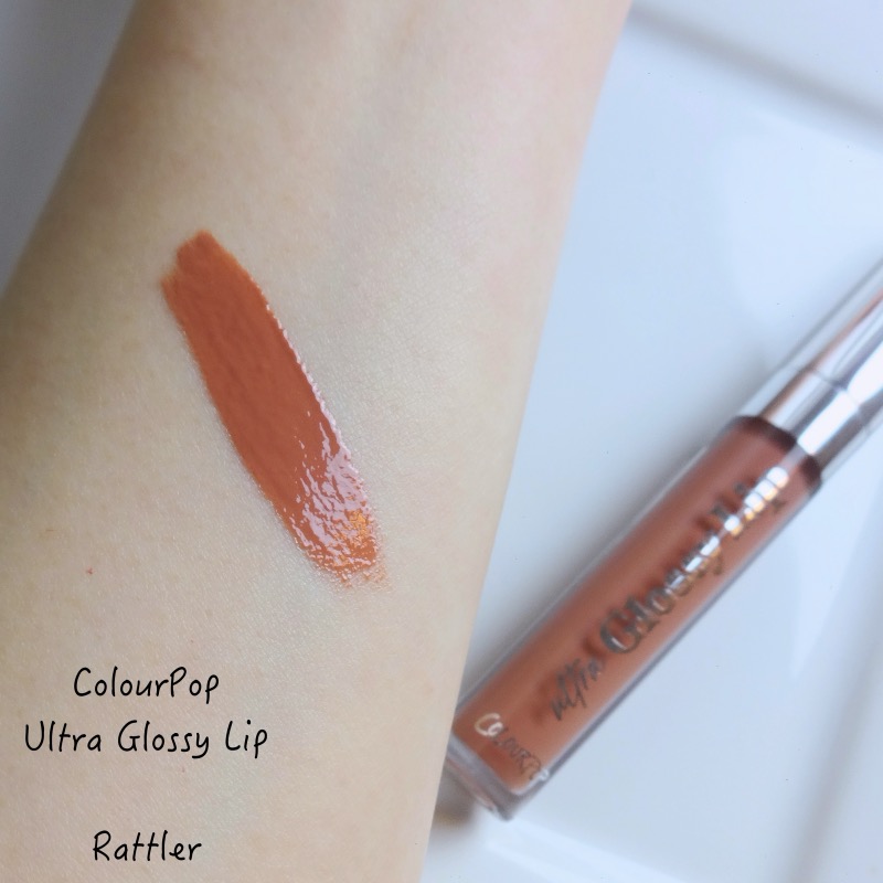 ColourPop Ultra Glossy Lip Rattler swatch review