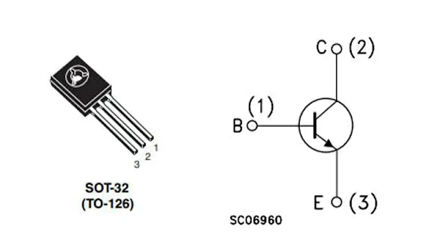 persamaan transistor d882