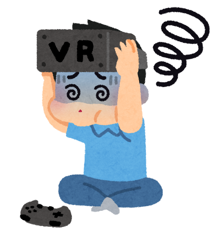 Vr酔い 3d酔いのイラスト かわいいフリー素材集 いらすとや Vr酔い 3d酔いのイラスト かわいいフリー素材集 いらすとや