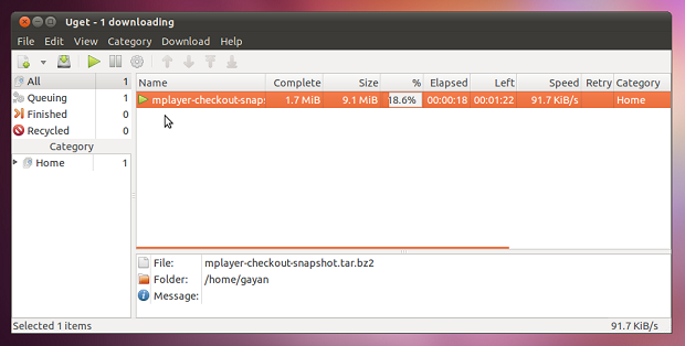 Instalando o gerenciador de download uGet no Ubuntu e derivados