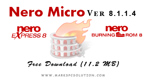 Nero Micro 8 with Express and Burning ROM