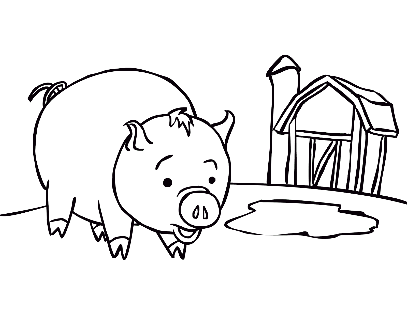 13+ Images Pig Coloring Pages At Farm ~ Best Coloring Pages For Kids