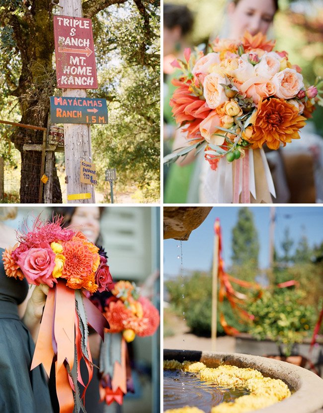  included persimmons in the centerpieces love Happy Earth Day rustic 