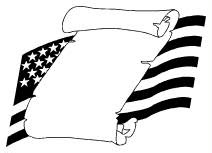 free patriotic clipart,  Flag with paper clip art, flag clipart, 