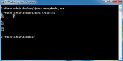 ArrayTwoD-Javaform