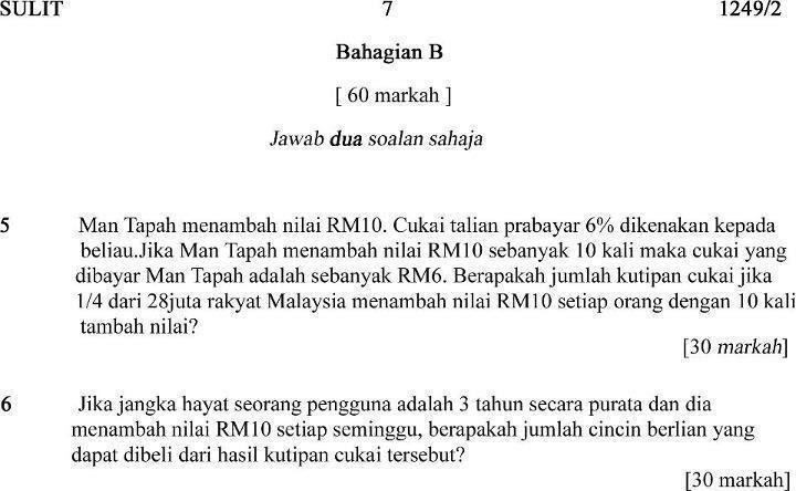 Soalan Matematik Lawak - Viral Blog h