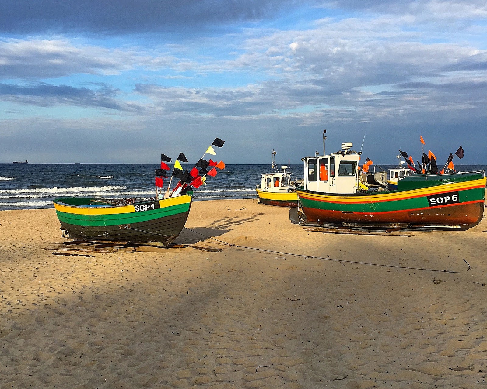 Sopot kutry plaża