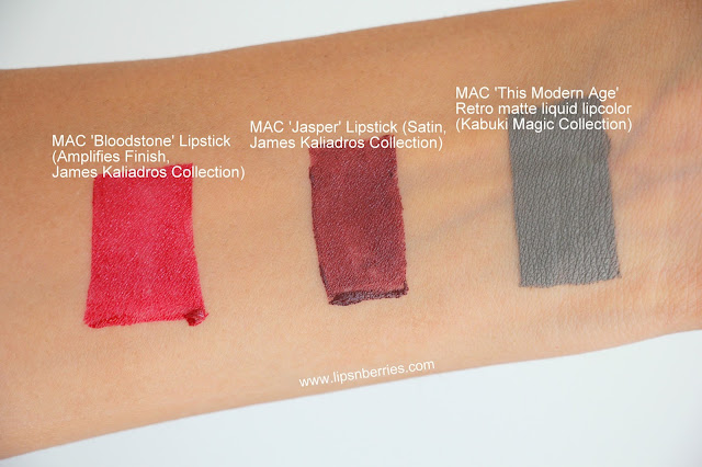 MAC Jasper lipstick swatch