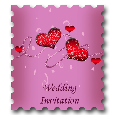 This time wedding invitation sample is digital wedding invitation