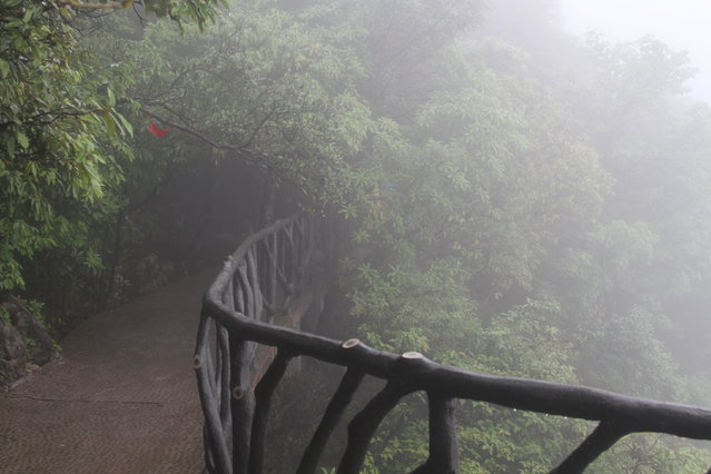 Tianmen Mountain China.