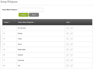 setup pelajaran