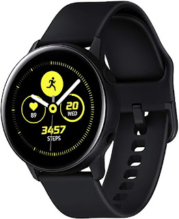 Samsung Galaxy Watch Active (40mm, GPS, Bluetooth, Wifi), Black - US Version with Warranty