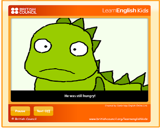 http://learnenglishkids.britishcouncil.org/en/short-stories/the-hungry-dragon