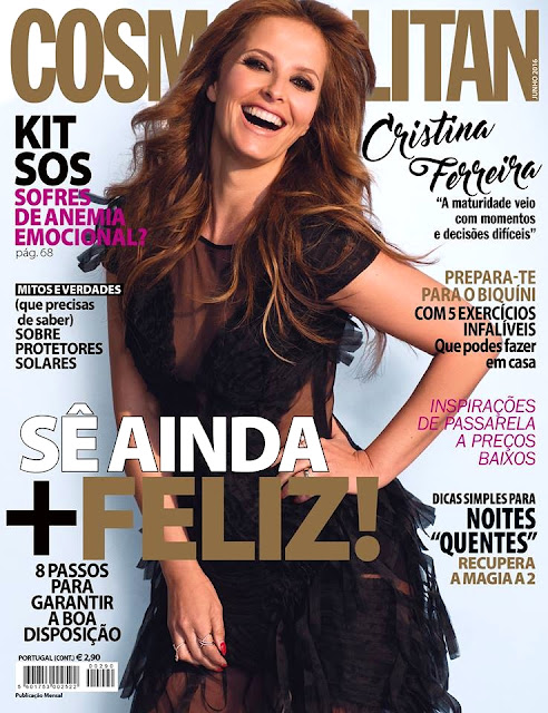 Portuguese TV Host , @ Cristina Ferreira - Cosmopolitan Portugal, Junho 2016