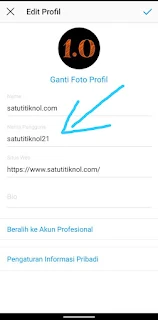 Cara Mengganti Username Instagram Di Android