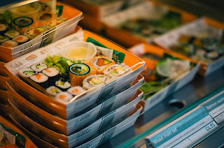 healthy diet fast food wasabi sushi