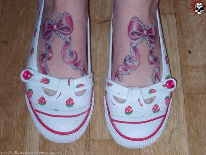 Feet tattoo for girls