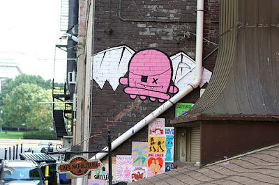 graffiti, poster graffiti and stickers by buff monsters