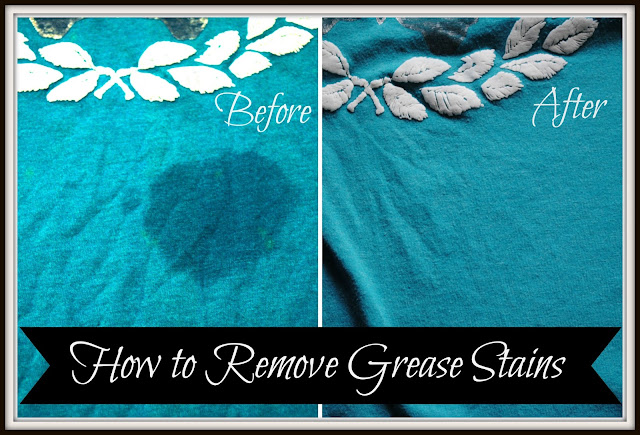 Hoe To Easily Remove Grease Stains At Home 