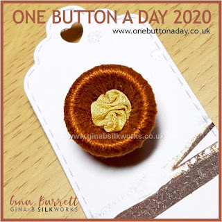 One Button a Day 2020 by Gina Barrett - Day 40 : Cup