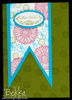 Reason to Smile Bunting Card - Make this card at a Stampin' Up! Party with Bekka during August 2012.  www.feeling-crafty.co.uk