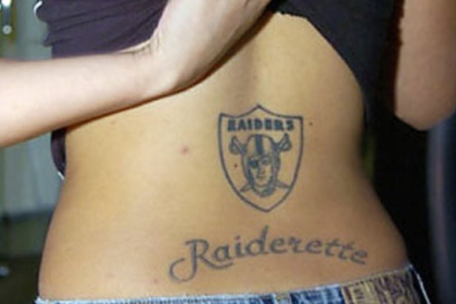 Oakland Raiders Tattoos Sport chat. Only Opened so Staff Positions Availble.