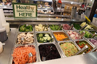 Studies have shown that labeling food choices as "healthy," like salad bars, does not make them more attractive. (Credit: Getty Images) Click to Enlarge.