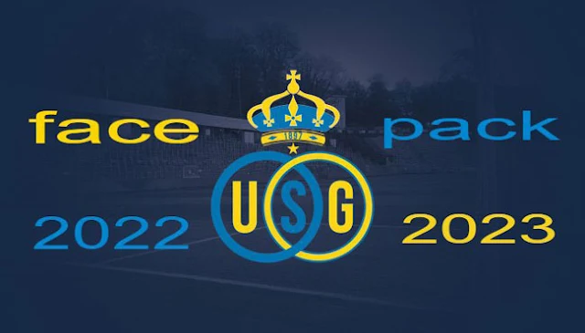 New Facepack Union Saint Gilloise 2022-2023 For eFootball PES 2021