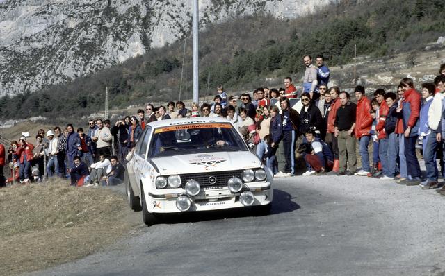 Rally MonteCarlo 1983 Salvador Servi Opel Ascona 400