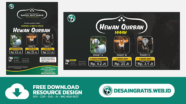 Download Banner dan Poster Qurban Idul Adha 1444 H