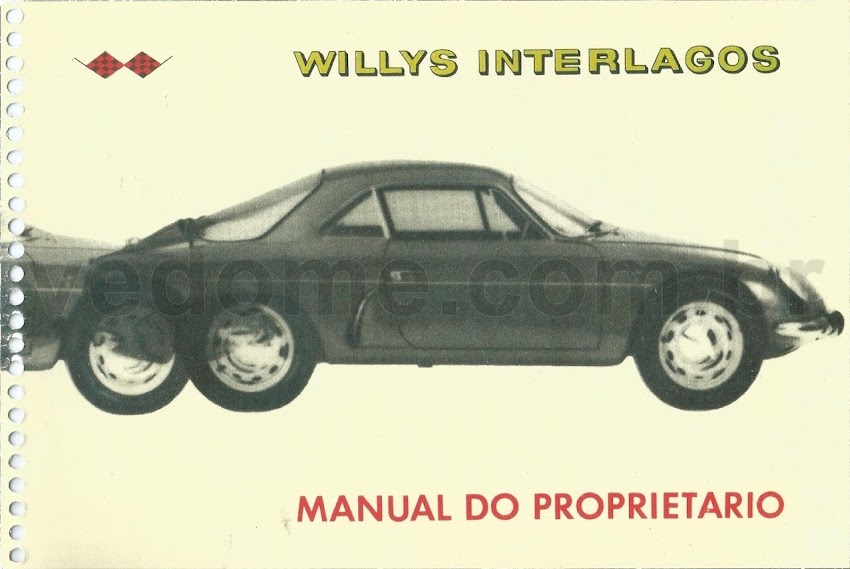 MANUAL DO PROPRIETÁRIO WILLYS INTERLAGOS 1964 / 1966