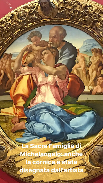 La sacra famiglia Tondo Doni di Michelangelo