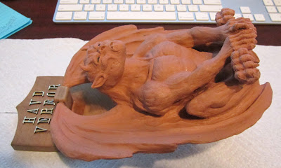 bronze gargoyle door knocker