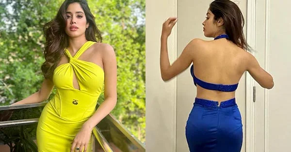 Janhvi Kapoor curvy tight dress hot actress